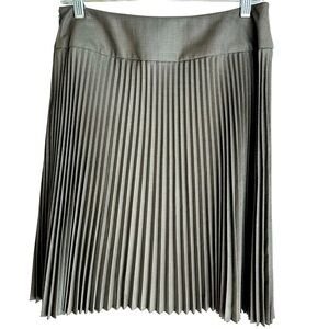 Calvin Klein Earth Tone Accordion Pleated Skirt Size 6